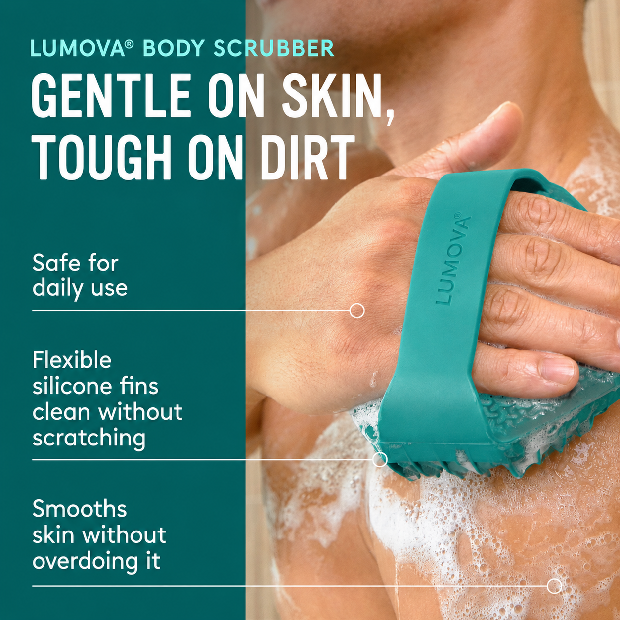 LUMOVA Body Scrubber